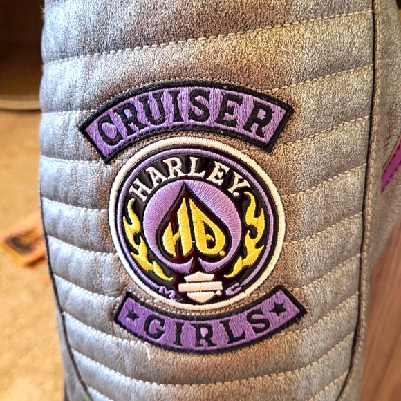 HARLEY DAVIDSON Woman's 2XL Leather Riding Jacket - Picture 7 of 10